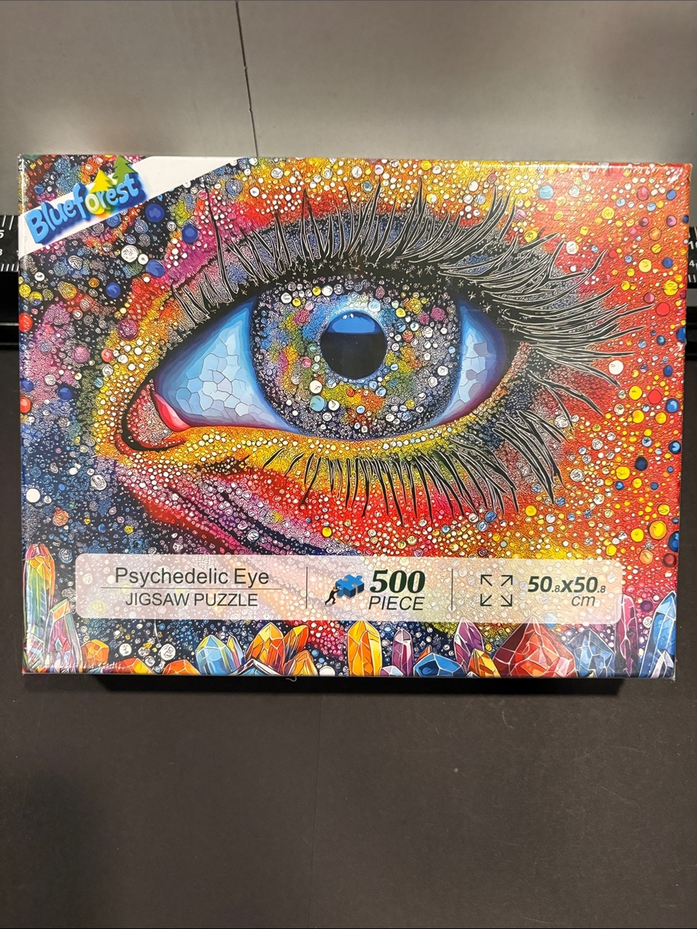 Psychedelic Eye Art Print - Multicolor